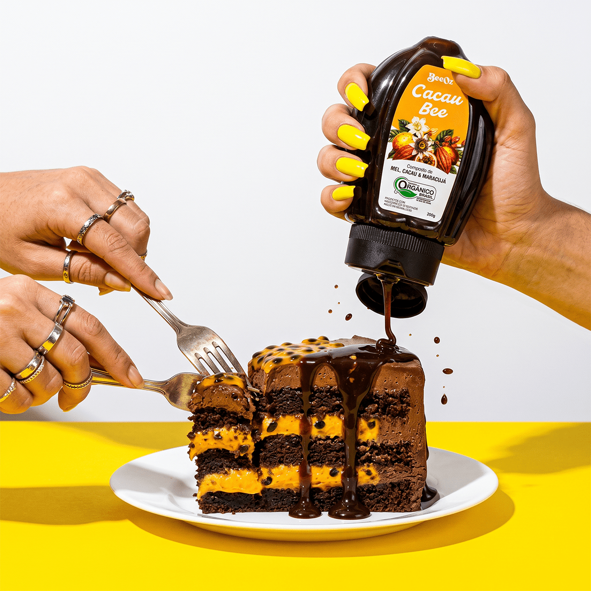 Cacau Bee Orgânico Maracujá 280g - BeeOz