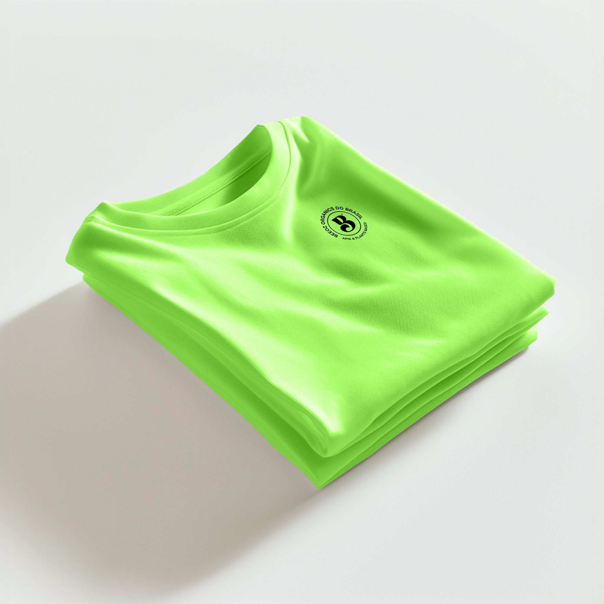Camiseta casual: Let's Help Verde - BeeOz