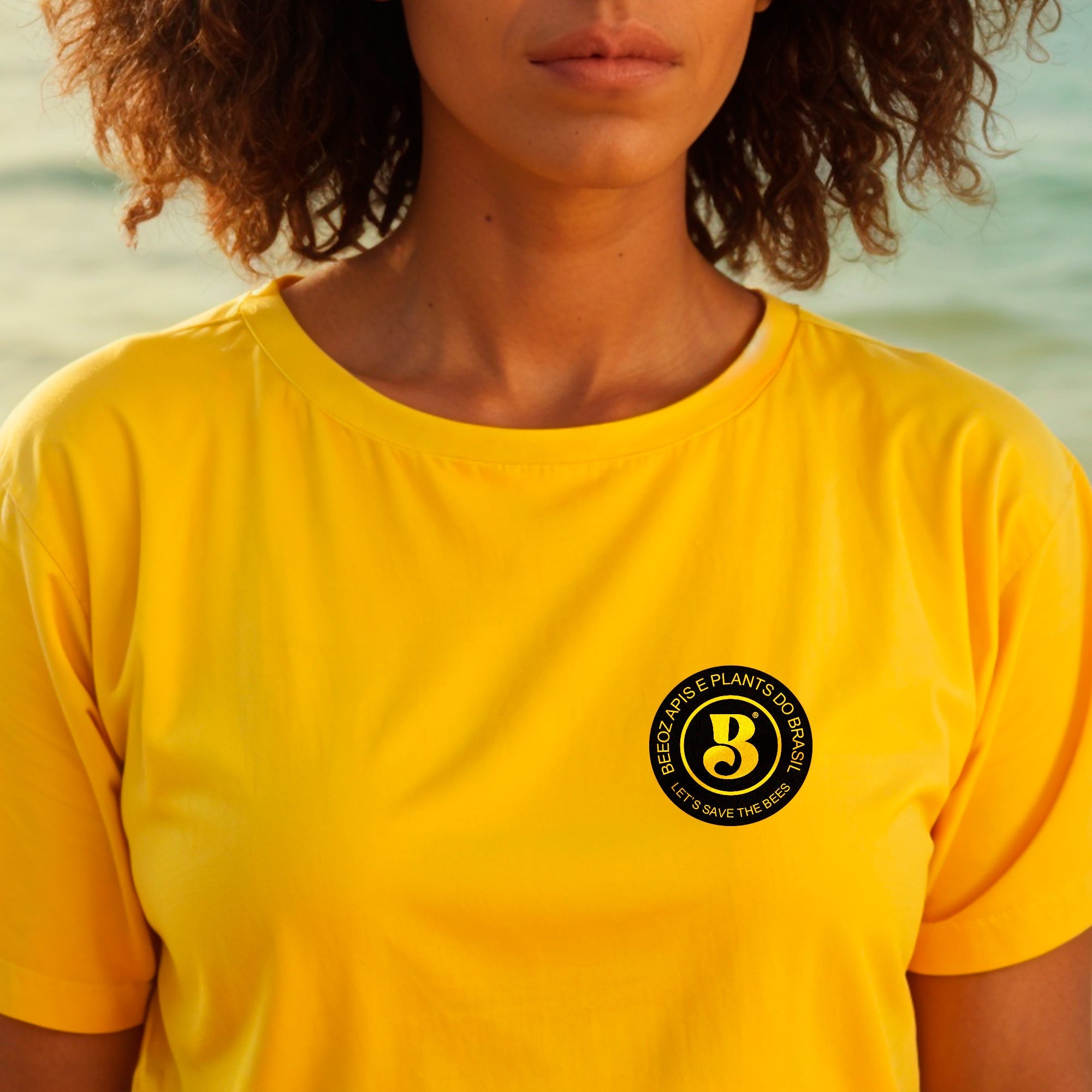 Camiseta casual: No Bees Amarela - BeeOz