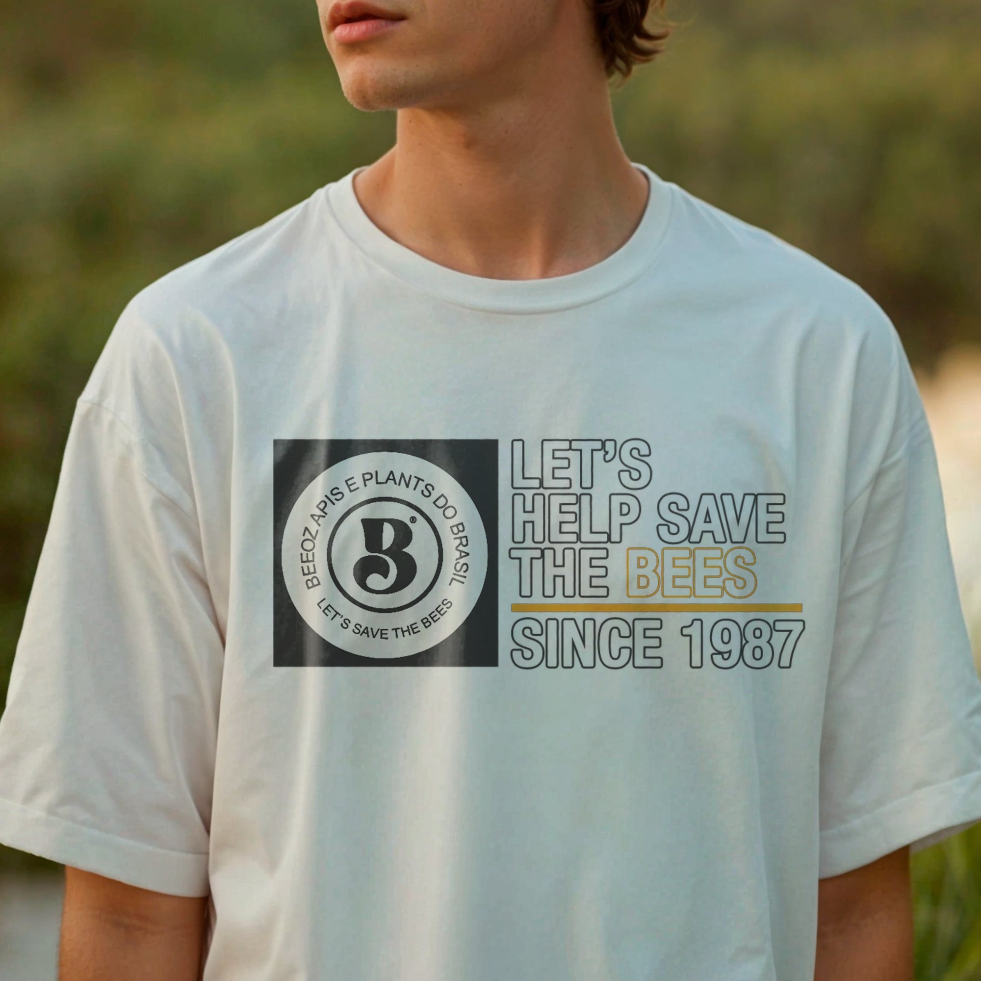 Camiseta casual: Since 87 Branca - BeeOz