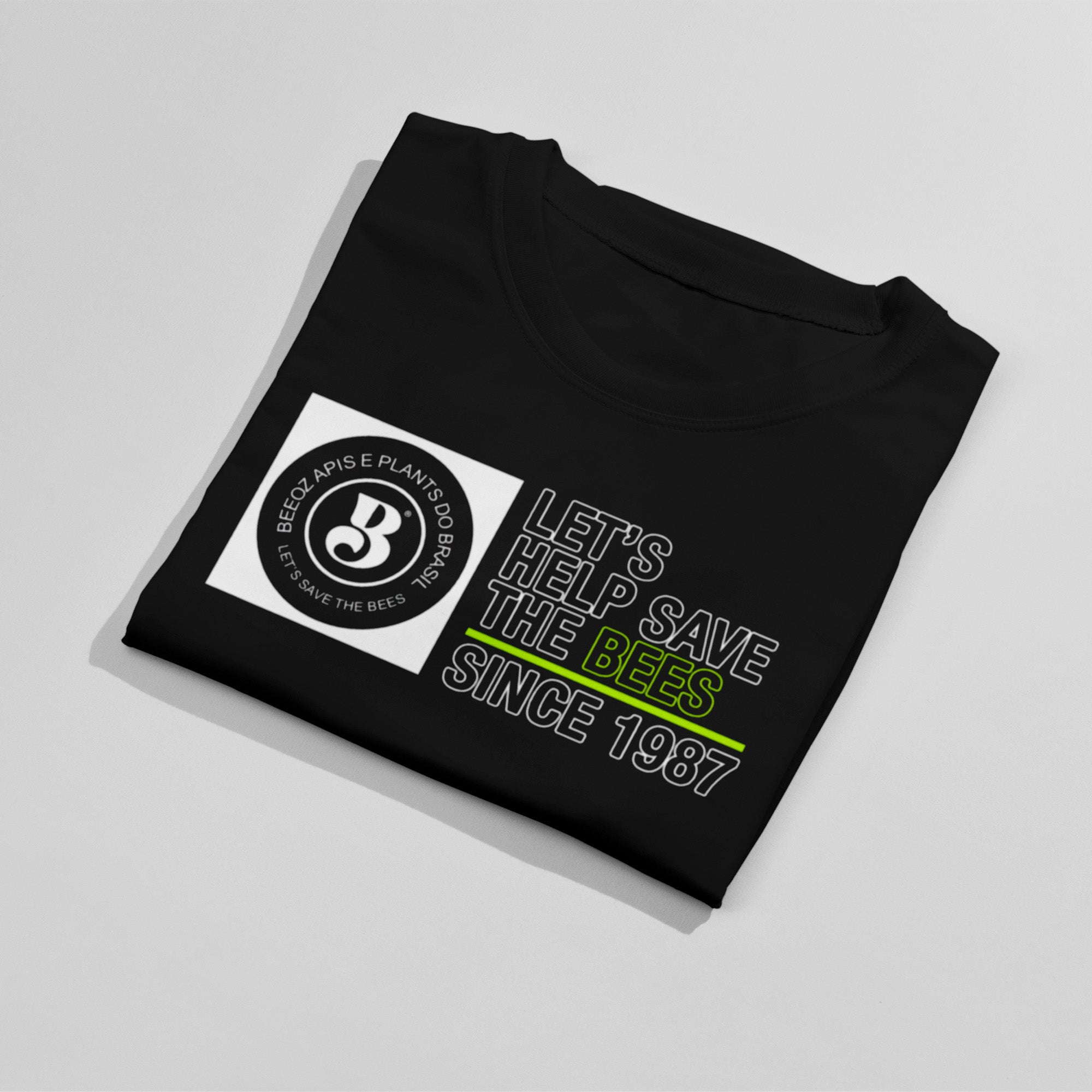 Camiseta casual: Since 87 Preta - BeeOz