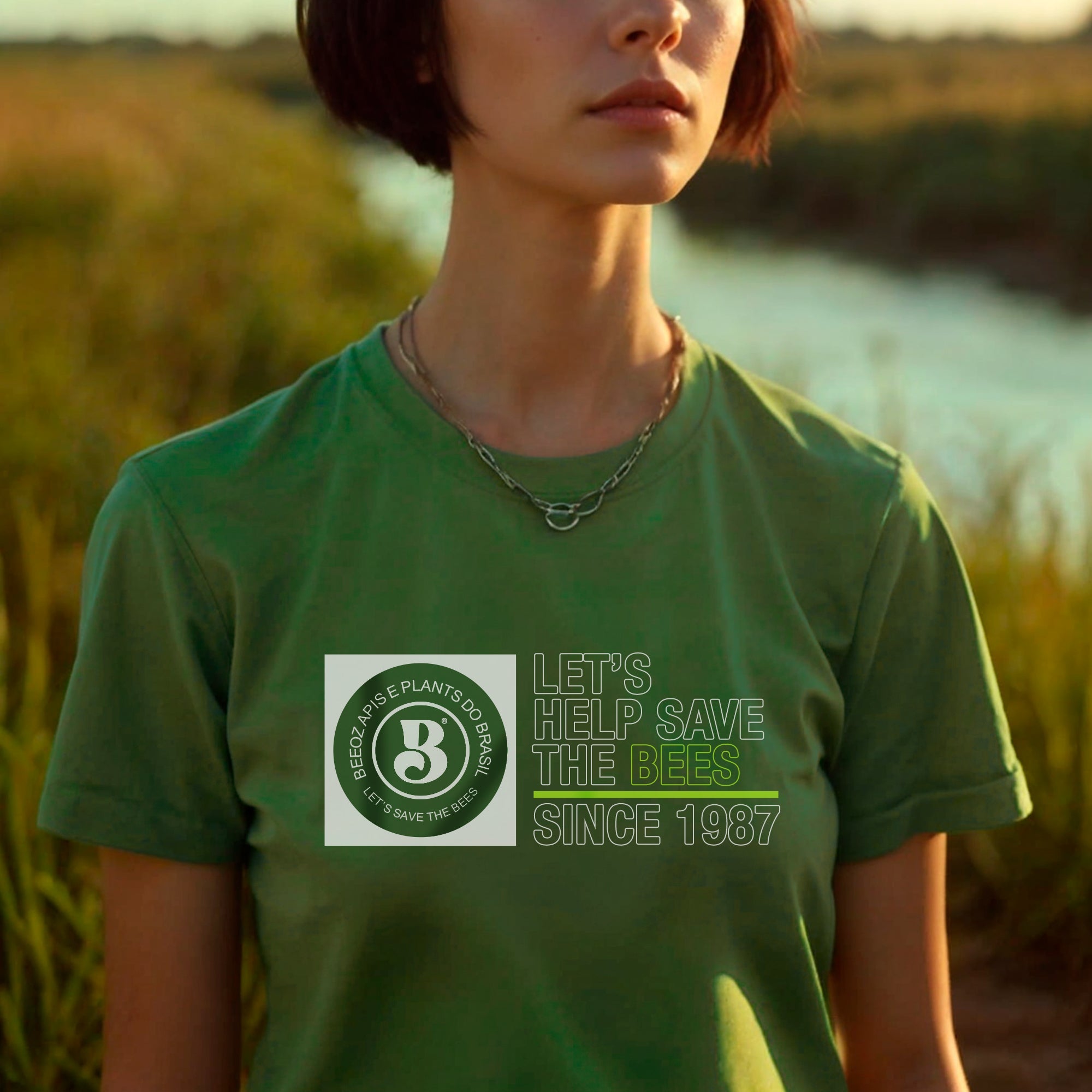 Camiseta casual: Since 87 Verde - BeeOz