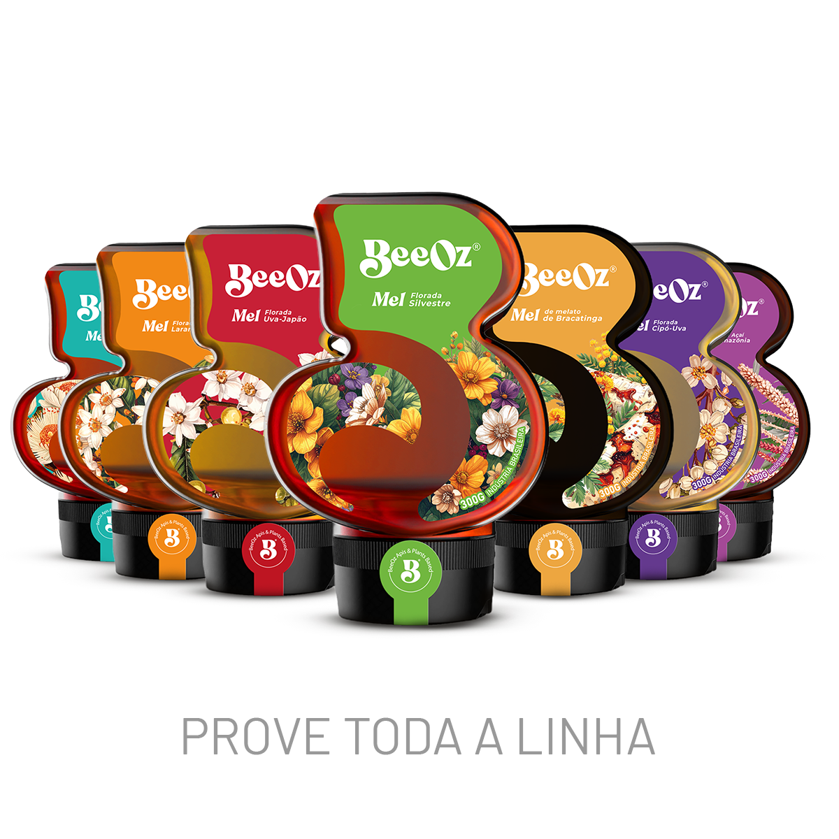 Honey Bioma Pantanal Silvestre Orgânico 300g - BeeOz