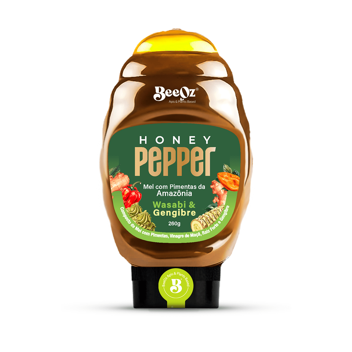 Honey Pepper Wasabi e Gengibre 260g