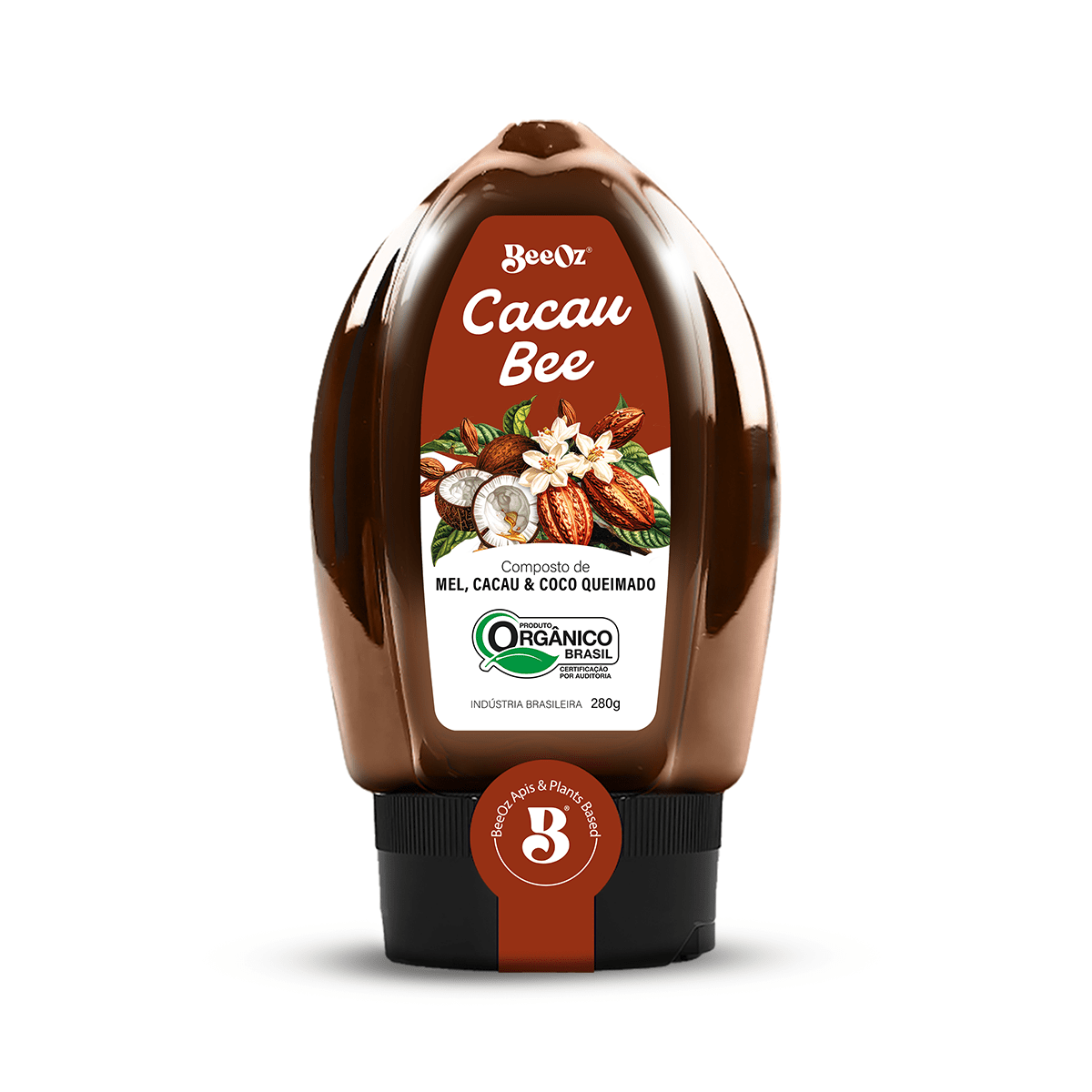 Cacau Bee Cacau & Coco Queimado 280g - BeeOz