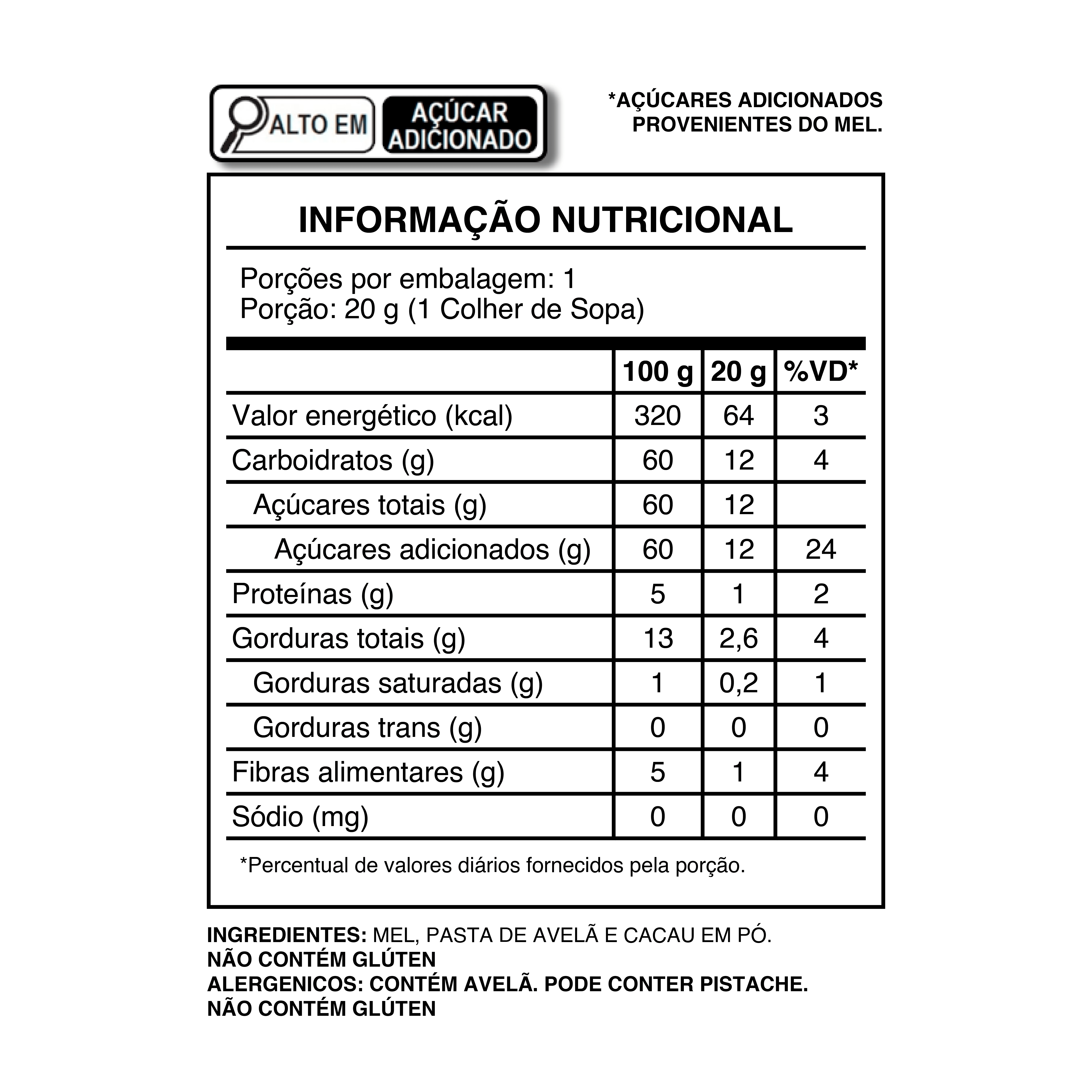 Cacau Bee Orgânico Tradicional 310g - BeeOz