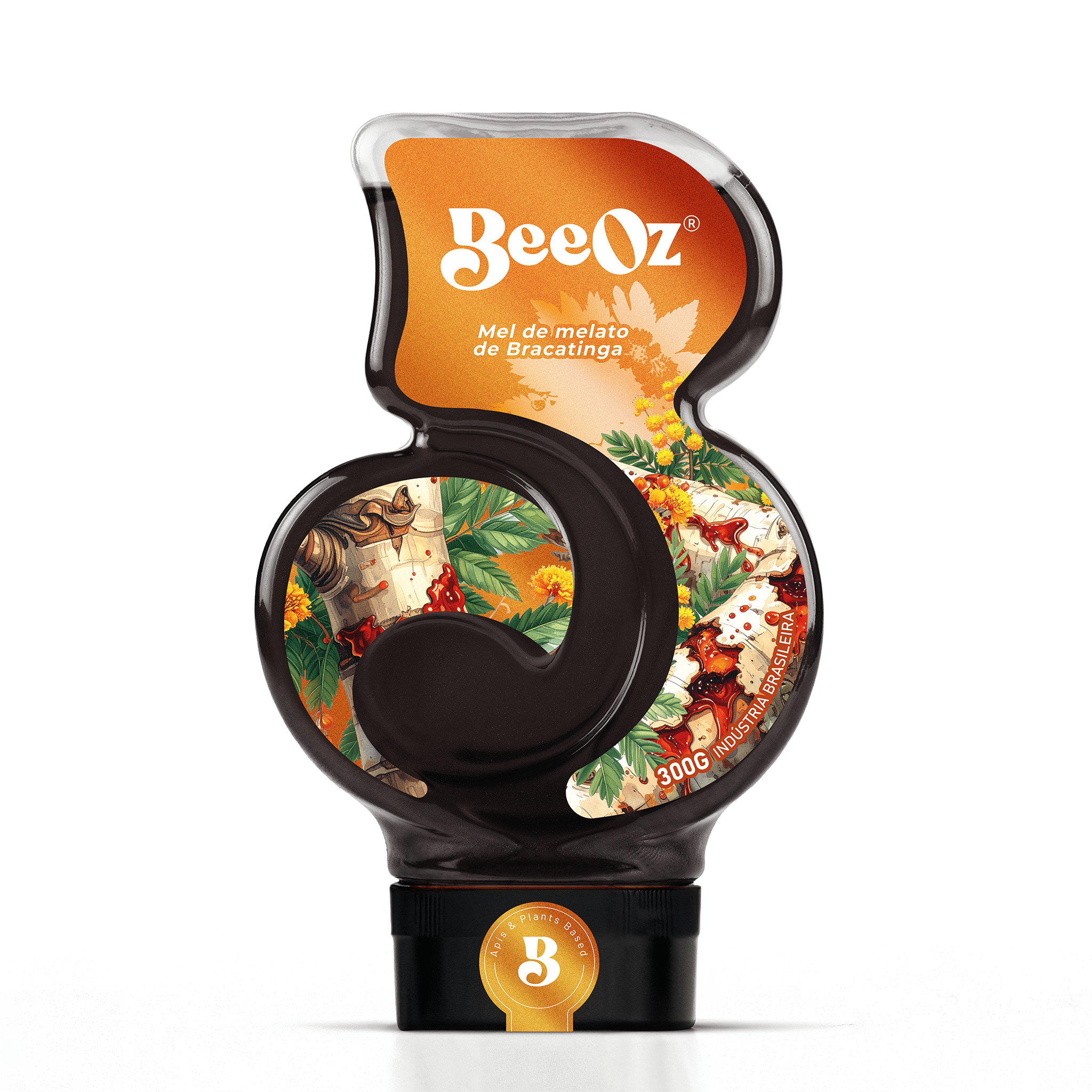 Honey Bioma Pampa Melato de Bracatinga 300g - BeeOz