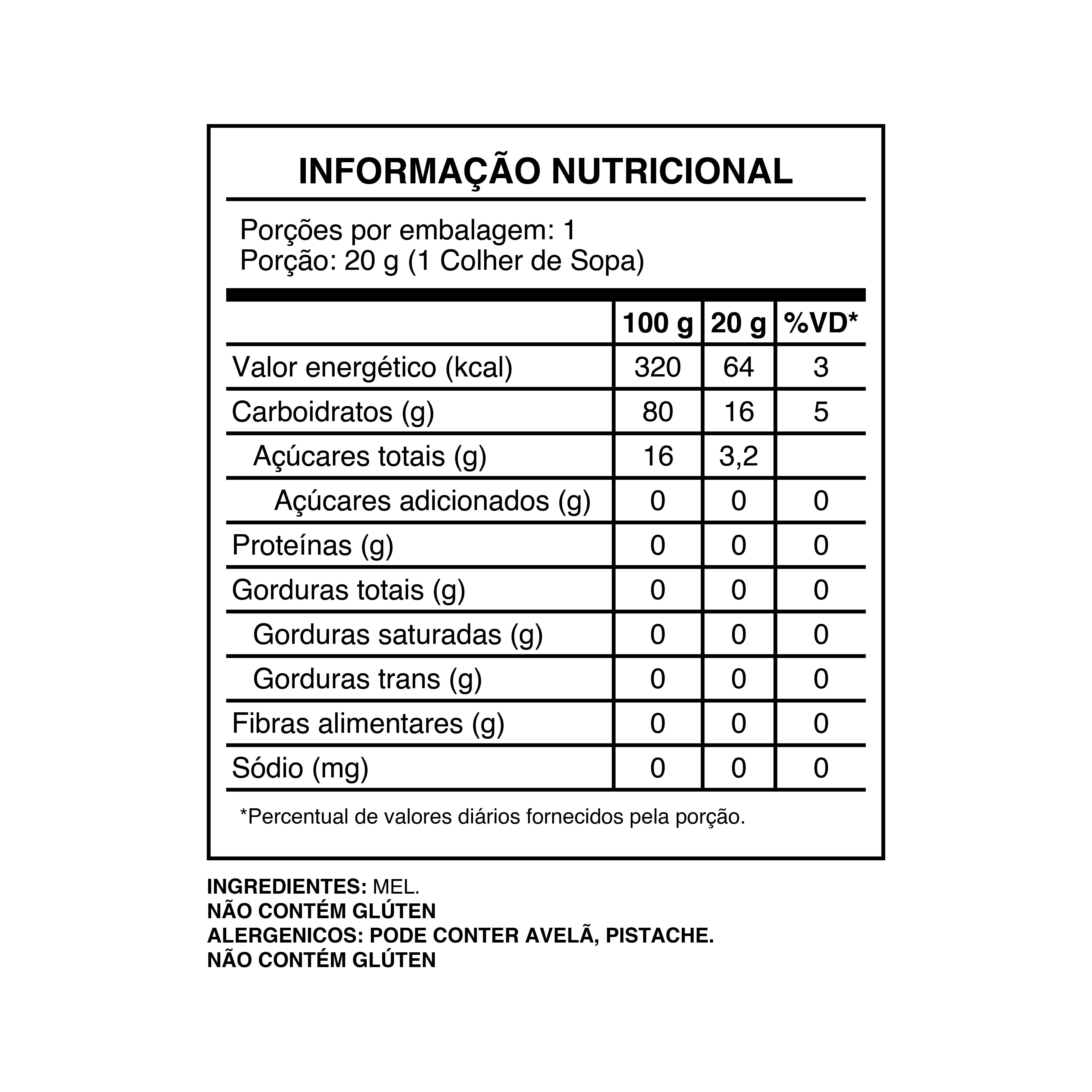 Honey Bioma Pantanal Silvestre Orgânico 300g - BeeOz