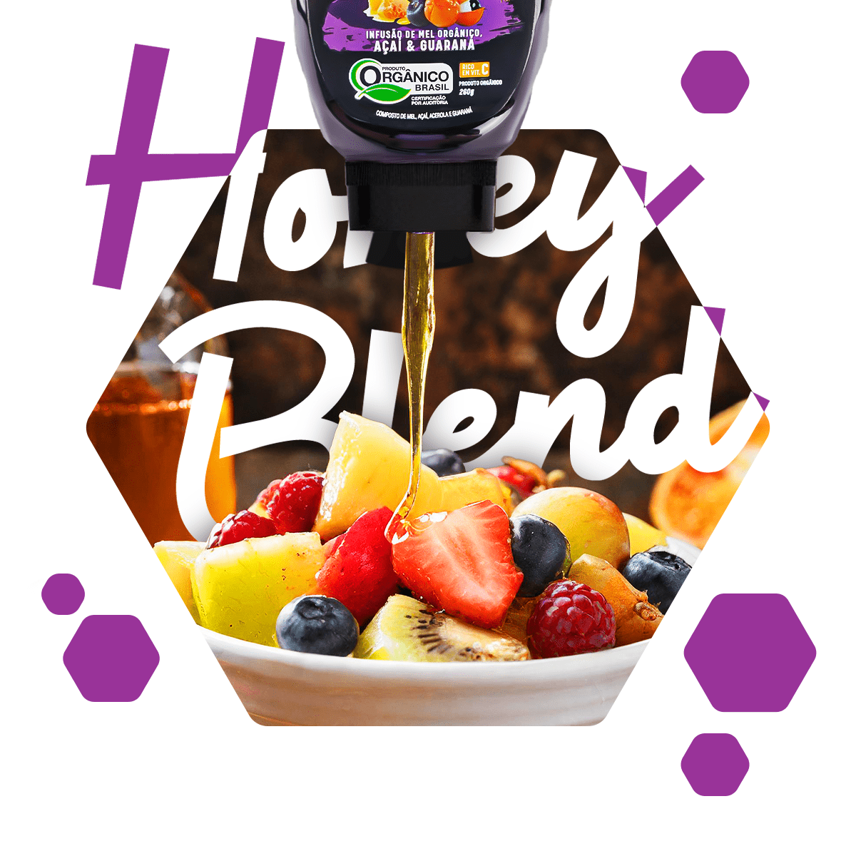 Honey Blend Açaí & Guaraná 260g - BeeOz