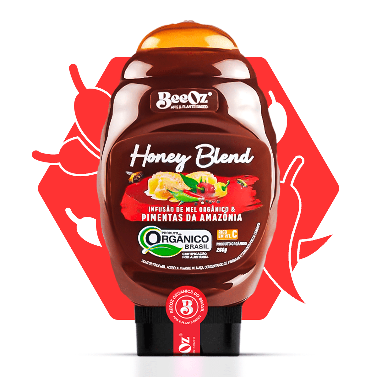 Honey Blend Pimentas da Amazônia 260g - BeeOz