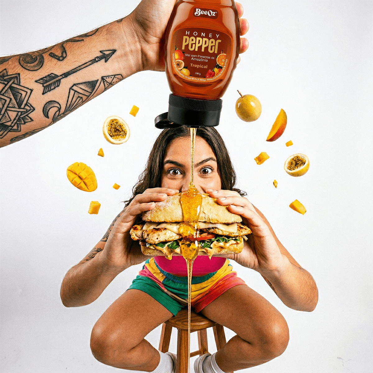 Honey Pepper Tropical 260g - BeeOz