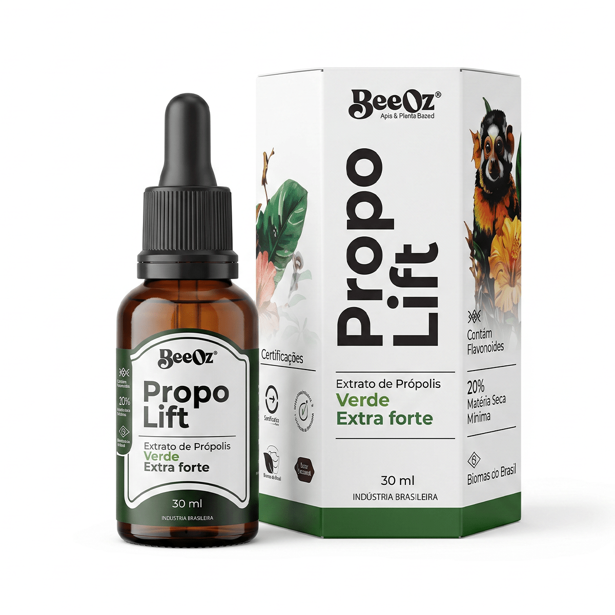 Propolift Extrato de Própolis Verde Extra Forte 30ml - BeeOz