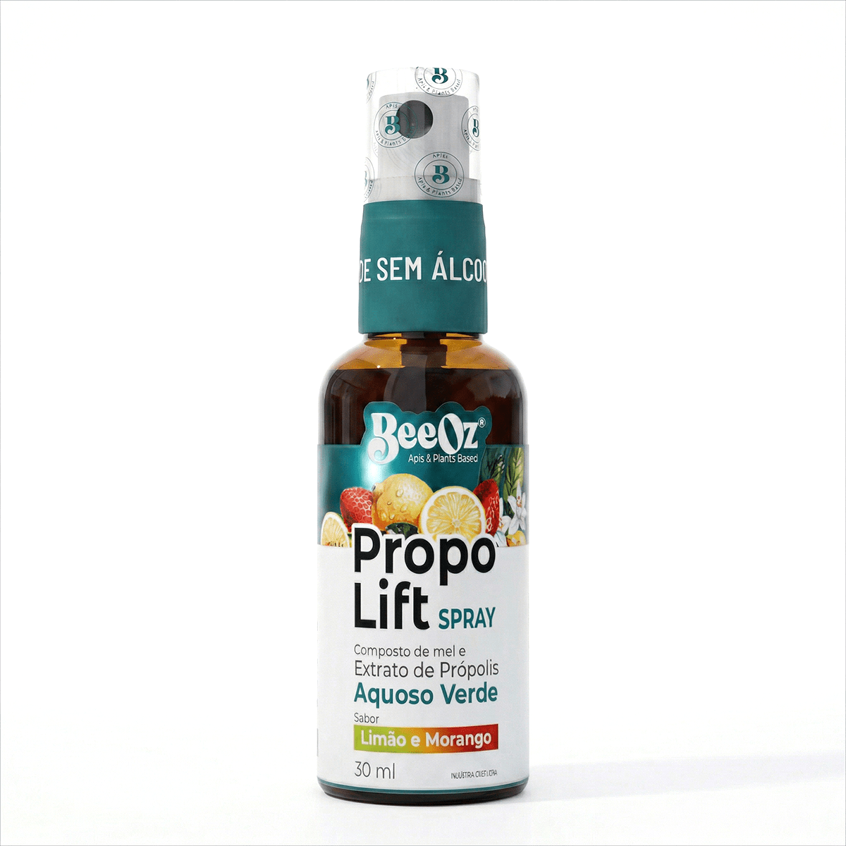 PRÓPOLIS SPRAY AQUOSO - LIMÃO E MORANGO - BeeOz